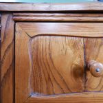 Wieso hast du alte Möbel Detail einer Kommode